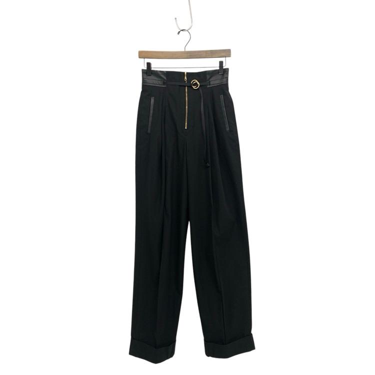 Mame Kurogouchi マメクロゴウチ High Waisted Chino Wide Trousers  