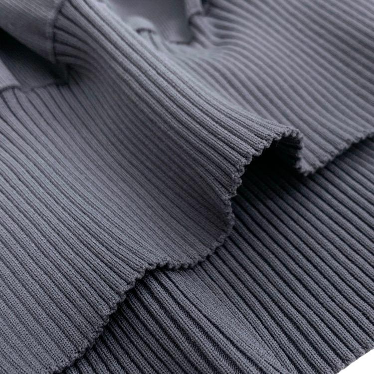 2024AW ENFOLD エンフォルド BUMPY PULLOVER 天竺リブ編みニット