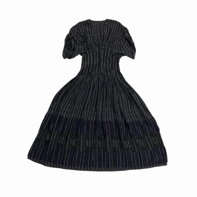 未使用品 Mame Kurogouchi マメクロゴウチ Shimmering Striped