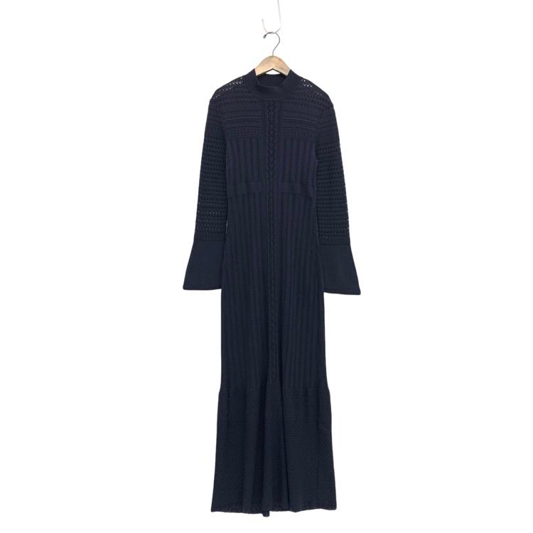 2023PS Mame Kurogouchi マメクロゴウチ Lace Stripe Knitted