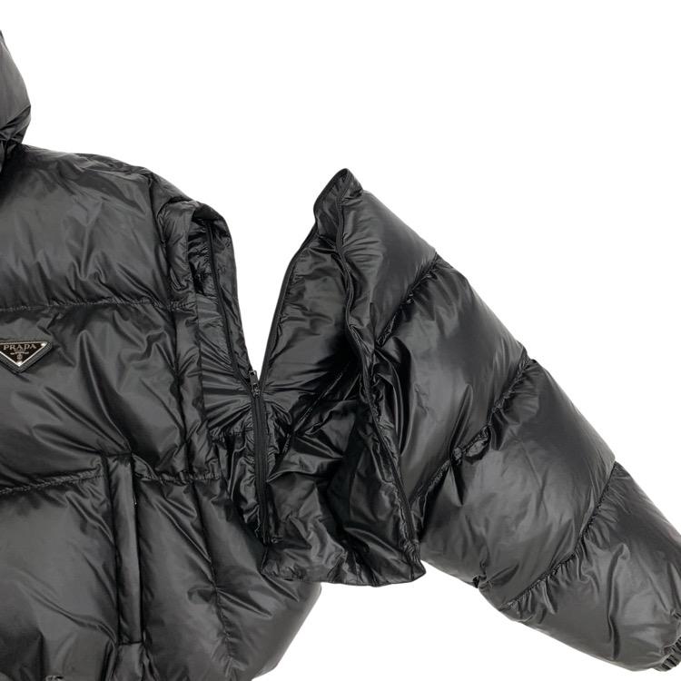 PRADA プラダ レディース クロップド コンバーチブル ダウン