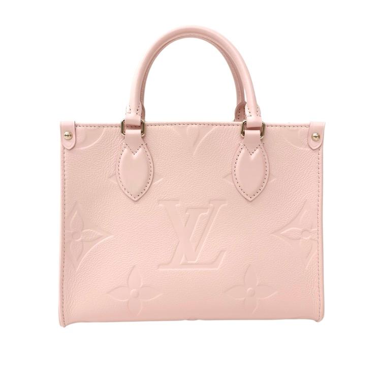 LOUIS VUITTON オンザゴー　ピンク　限定色 ルイヴィトン/トートバッグ/オンザゴーMM/ピンク/モノグラム