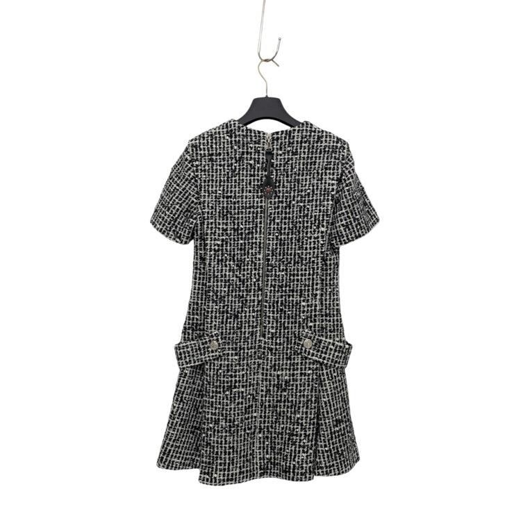 未使用品 LOUIS VUITTON ルイ・ヴィトン スケータードレス ツイード