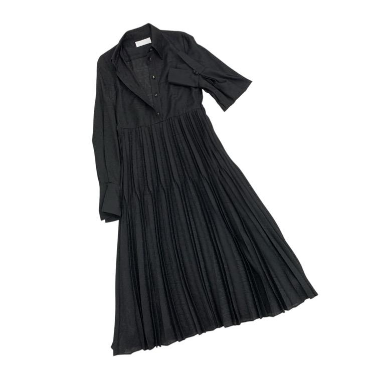 未使用 マメクロゴウチ ストレッチ トリアセテート バスケットパターン