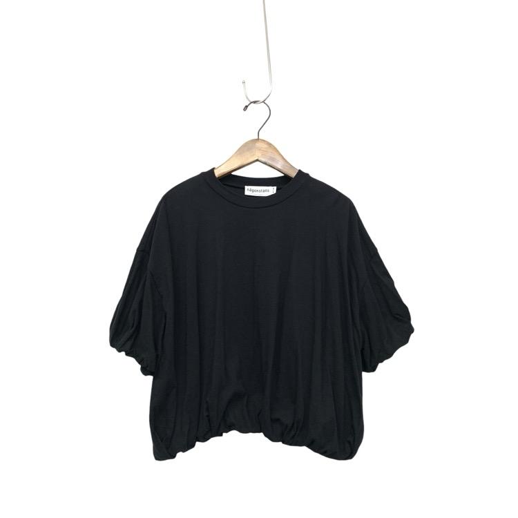 nagonstans バルーンシャツ(ブラック)