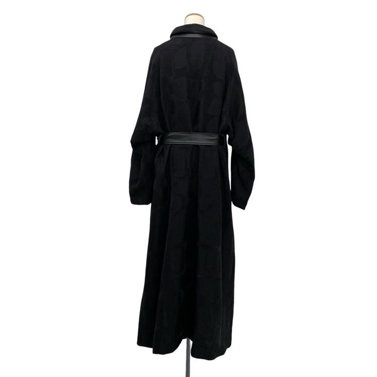 Mame Kurogouchi マメクロゴウチ Block Jacquard Long Coat ベロア