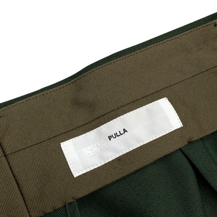 TOGA PULLA トーガプルラ フロントポケット タックワイドパンツ