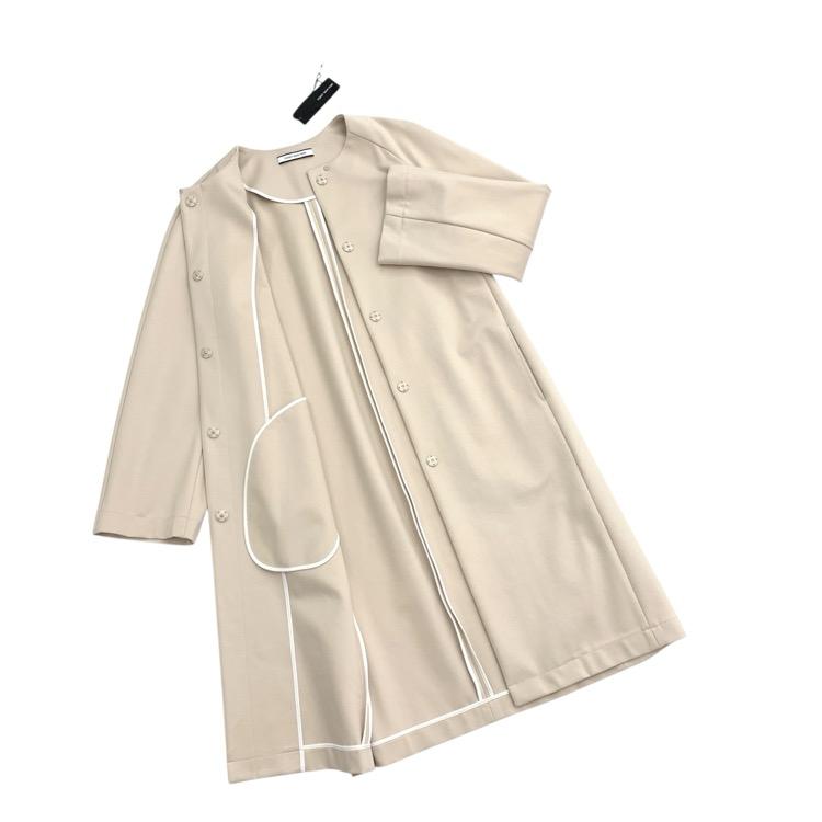 FOXEY NEW YORK コートノーカラーベージュ38