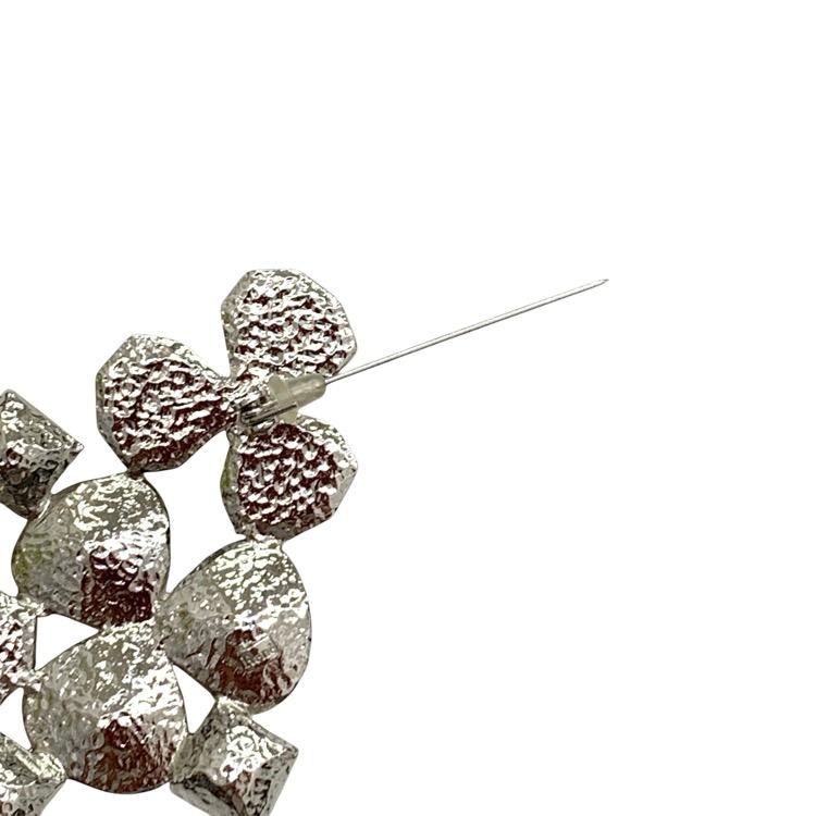 René フラワーモチーフブローチ Rene ルネ フラワーモチーフ ブローチ クリア : 7yorku&7yorku