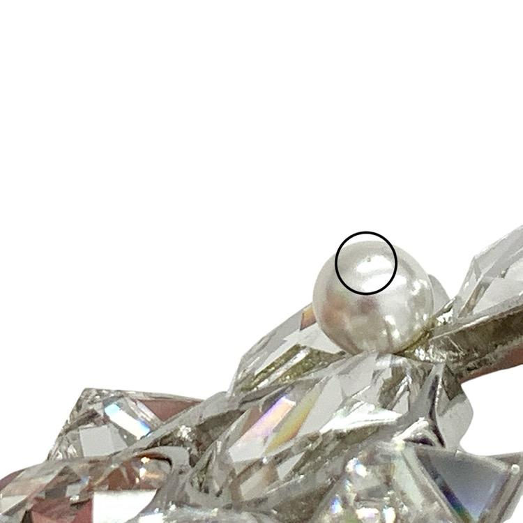 Rene ルネ フラワーモチーフ ブローチ クリア : 7yorku&7yorku