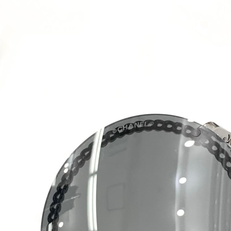 CHANEL シャネル ラウンド サングラス チェーン・レザーチェーン