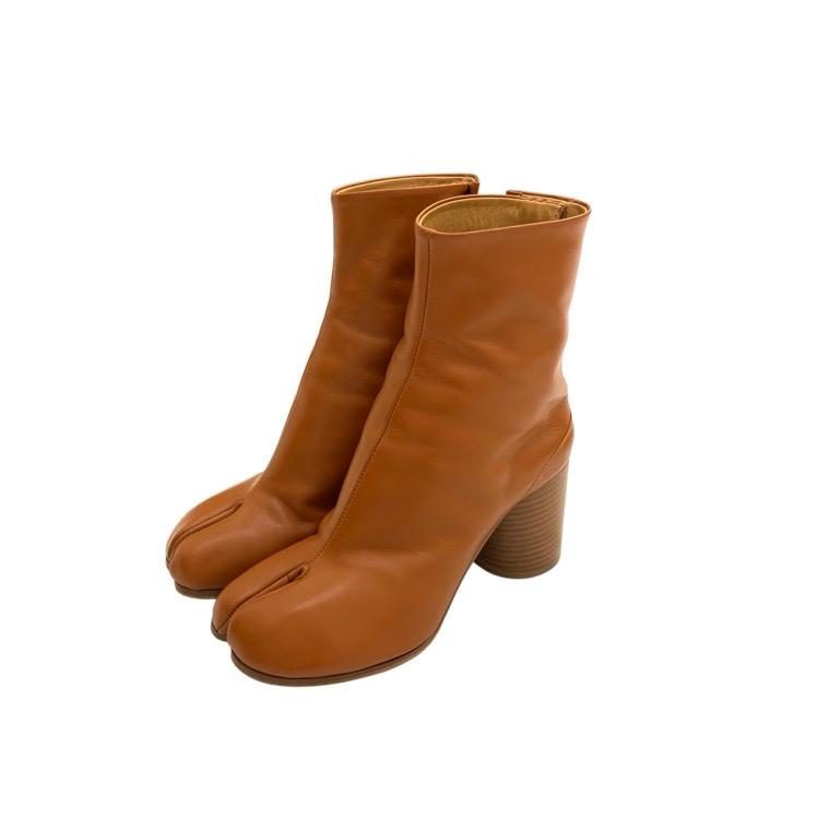 マルジェラ タビ ブラウンレザー 36 Maison Margiela メゾンマルジェラ