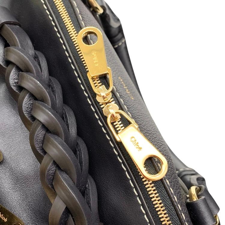 【未使用】Chloe クロエ ダリア ミディアムデイバッグ　　2way Chloe クロエ DARIA ミディアム ダリア 2WAYショルダーバッグ ブラック