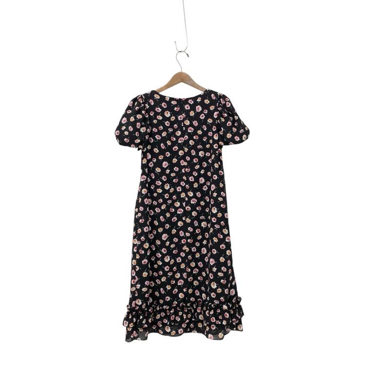 M`S GRACY　エムズグレイシー　パフスリーブ半袖ワンピース　サイズ３８ 未使用品 2025年 M'S GRACY エムズグレイシー パフスリーブ小花柄