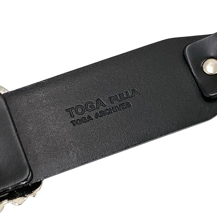 TOGA PULLA トーガプルラ Double buckle concho belt ダブルバックル