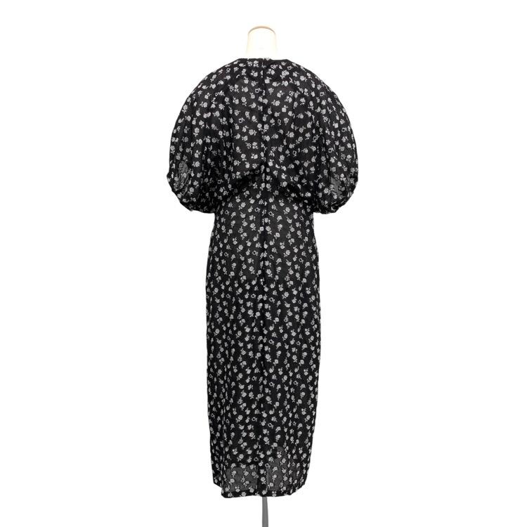 Mame Kurogouchi マメクロゴウチ Floral Jacquard Volume Sleeves