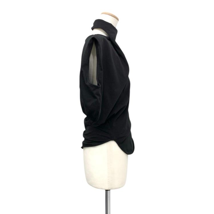 2025AW Mame Kurogouchi マメクロゴウチ Cotton Jersey Asymmetry Top