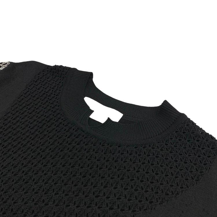 Mame Kurogouchi マメクロゴウチ ボタニカルレースニット ワンピース