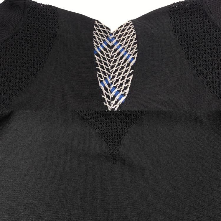 Mame Kurogouchi マメクロゴウチ ボタニカルレースニット ワンピース