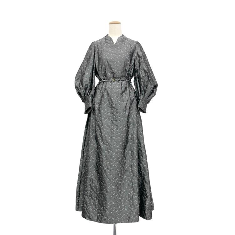 mame kurogouchi マメクロゴウチ 金木犀ワンピース Mame Kurogouchi マメクロゴウチ Osmanthus Motif Jacquard Dress