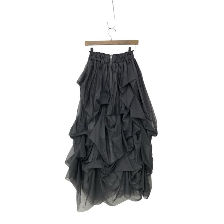 スカート Toe skirt S THE TOE ザ・トゥー Iris Tulle Skirt チュールスカート グレー S