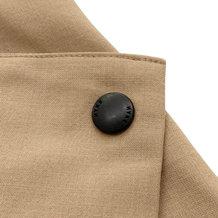 HYKE ハイク WOOL MILITARY COAT ウールミリタリー コート