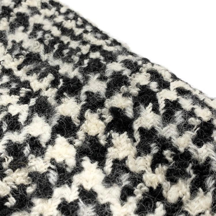 CLANE クラネ SHORT SHAGGY COCOON OVER COAT 千鳥柄コクーンオーバー コート 1 15101-0022_7