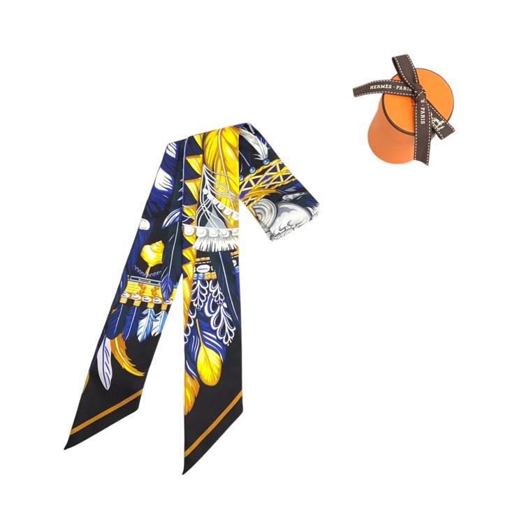 HERMES エルメス ツイリースカーフ DANSE PACIFIQUE ダンス