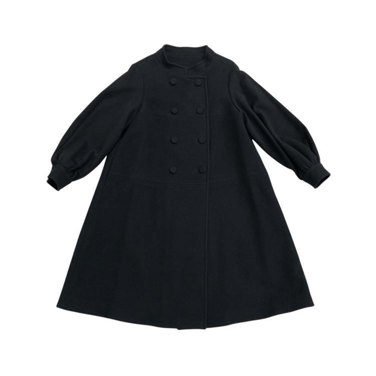 未使用品 Rene ルネ スタンドカラー Aライン ビーバーコート ウール