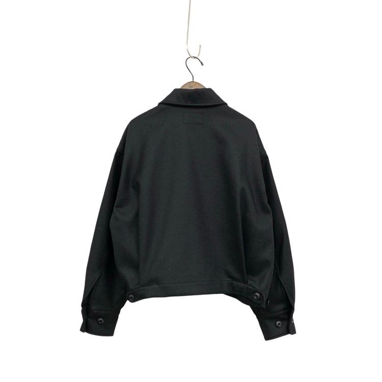 HYKE ハイク WOOL SHIRT JACKET ウールシャツジャケット ブラック 1