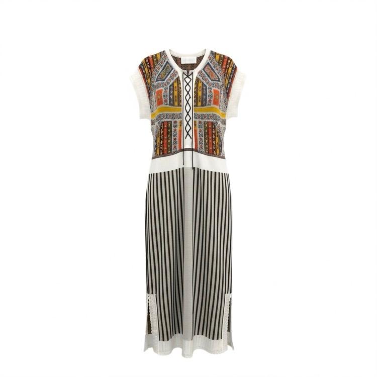未使用品 Mame Kurogouchi マメクロゴウチ Lace-Up Knit Dress レース