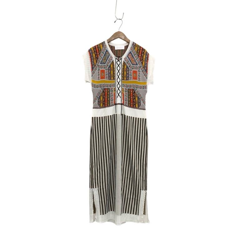 未使用品 Mame Kurogouchi マメクロゴウチ Lace-Up Knit Dress レース
