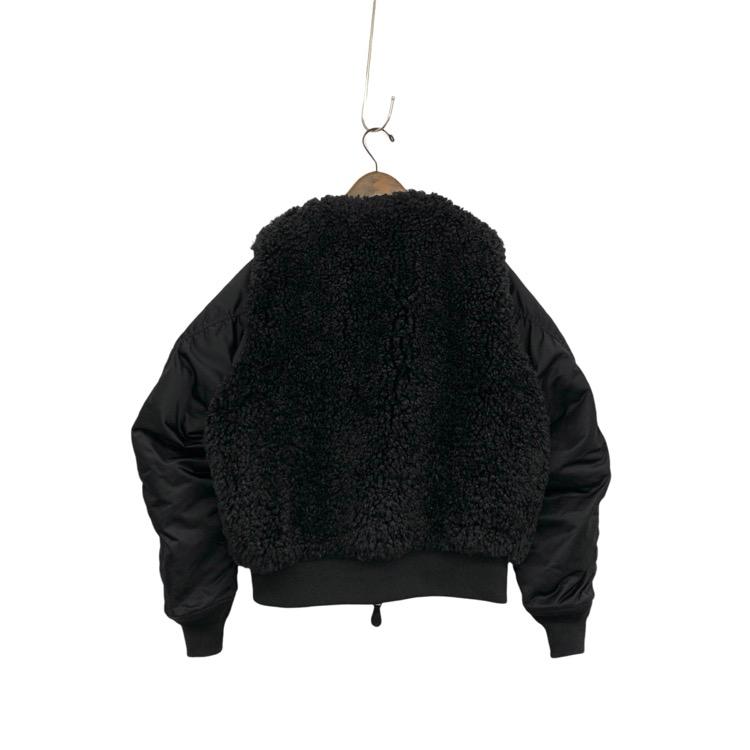 HYKE ハイク FAUX SHEARLING TYPE MA-1 カールボアジャケット ブルゾン