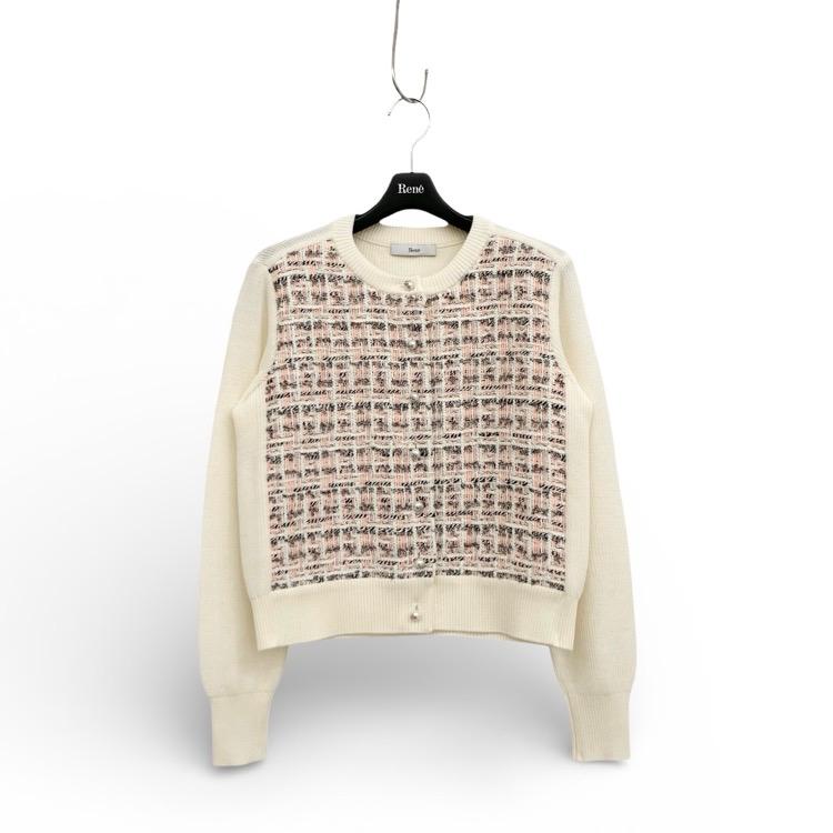 【美品】Rene／カーディガン｜バイカラー 美品】Rene／カーディガン｜バイカラー 【公式通販】