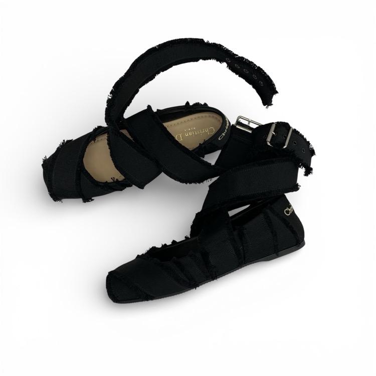 Dior ディオール ソンジュ SONGE BALLET FLAT ブラック 36D KDB881GGN バレエ シューズ_3
