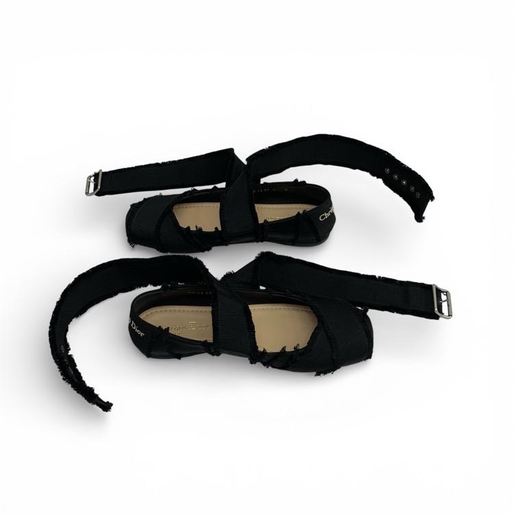 Dior ディオール ソンジュ SONGE BALLET FLAT ブラック 36D KDB881GGN バレエ シューズ_4