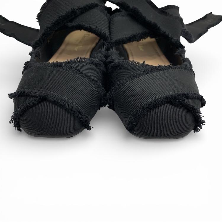 Dior ディオール ソンジュ SONGE BALLET FLAT ブラック 36D KDB881GGN バレエ シューズ_5