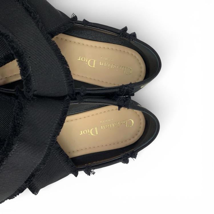 Dior ディオール ソンジュ SONGE BALLET FLAT ブラック 36D KDB881GGN バレエ シューズ_6