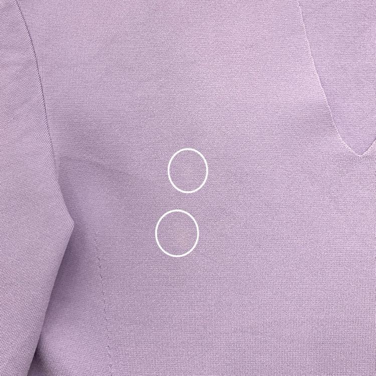 Mame Kurogouchi マメクロゴウチ Milano Ribbed V-Neck Top ミラノリブ