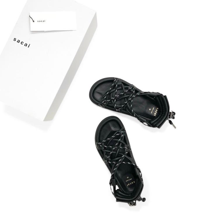 Y*N様 sacaiサカイDoubleLace Up Sandals サンダル sacai サカイ Double Lace Up Sandals ダブルレースアップサンダル