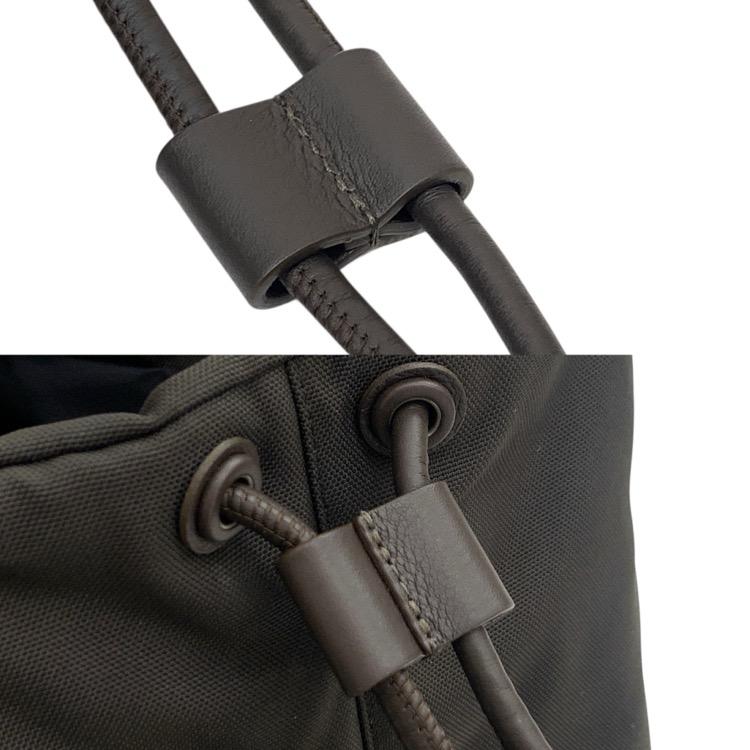 THE ROW ザ ロウ Sporty Backpack スポーティーナイロンバックパック ダークブラウン W1296 W256_6