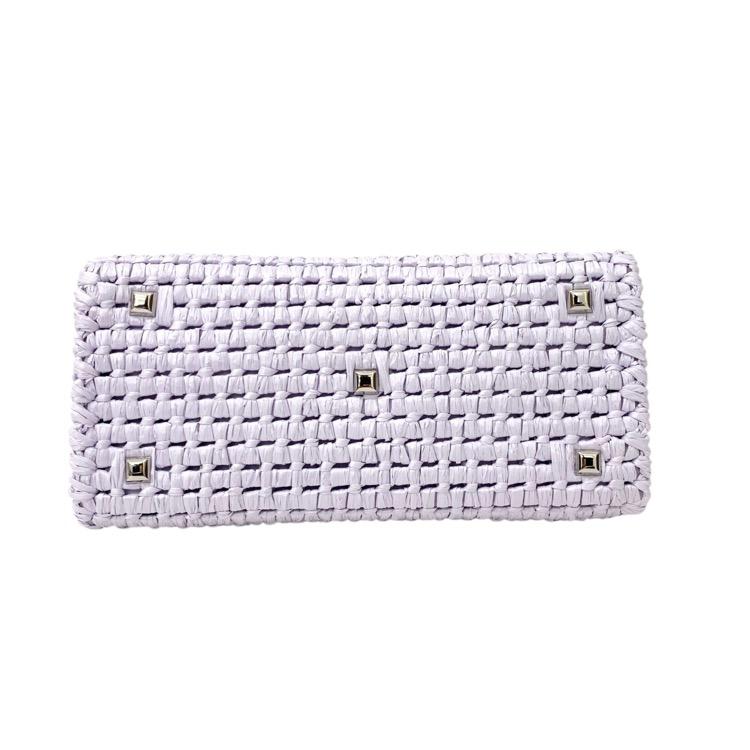 FERRAGAMO フェラガモ The studio raffia small bag かごバッグ