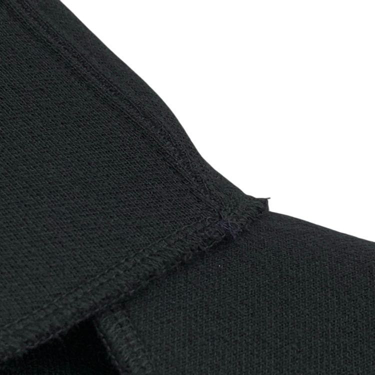 sacai サカイ レイヤードクロップドスウェット ブラック 2 23-06969