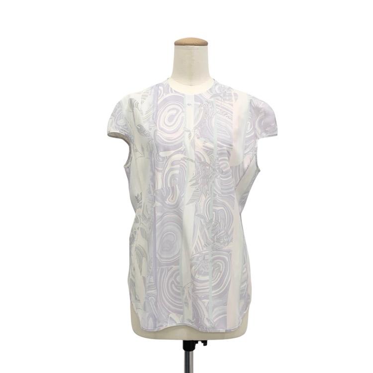 未使用品 2026SS Mame Kurogouchi マメクロゴウチ Marble Print Jersey