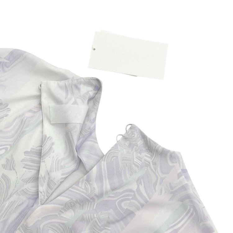 未使用品 2026SS Mame Kurogouchi マメクロゴウチ Marble Print Jersey