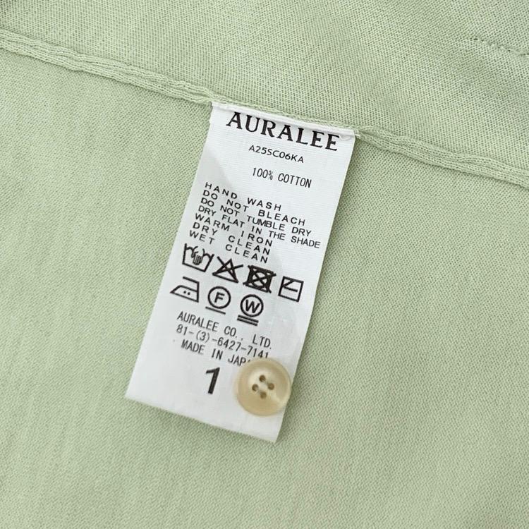 未使用品 2025SS AURALEE オーラリー Super High Gauge Cotton Knit