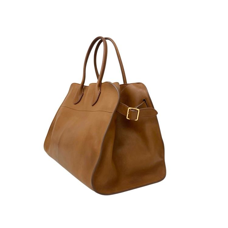 THE ROW ザ ロウ SOFT MARGAUX 15 ソフトマルゴー トートバッグ タン