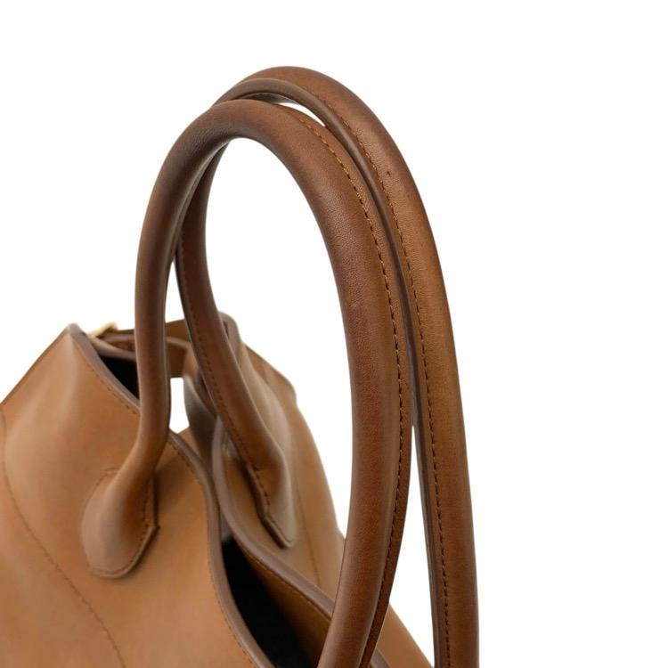 THE ROW ザ ロウ SOFT MARGAUX 15 ソフトマルゴー トートバッグ タン