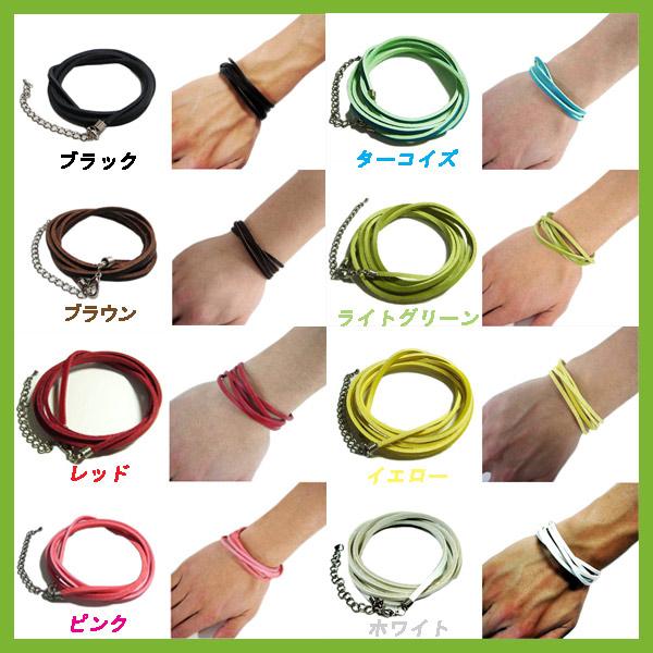 毎日続々入荷 ブレスレット メンズ 5連 レザー 革 皮 アメカジ系 Aynaelda Com