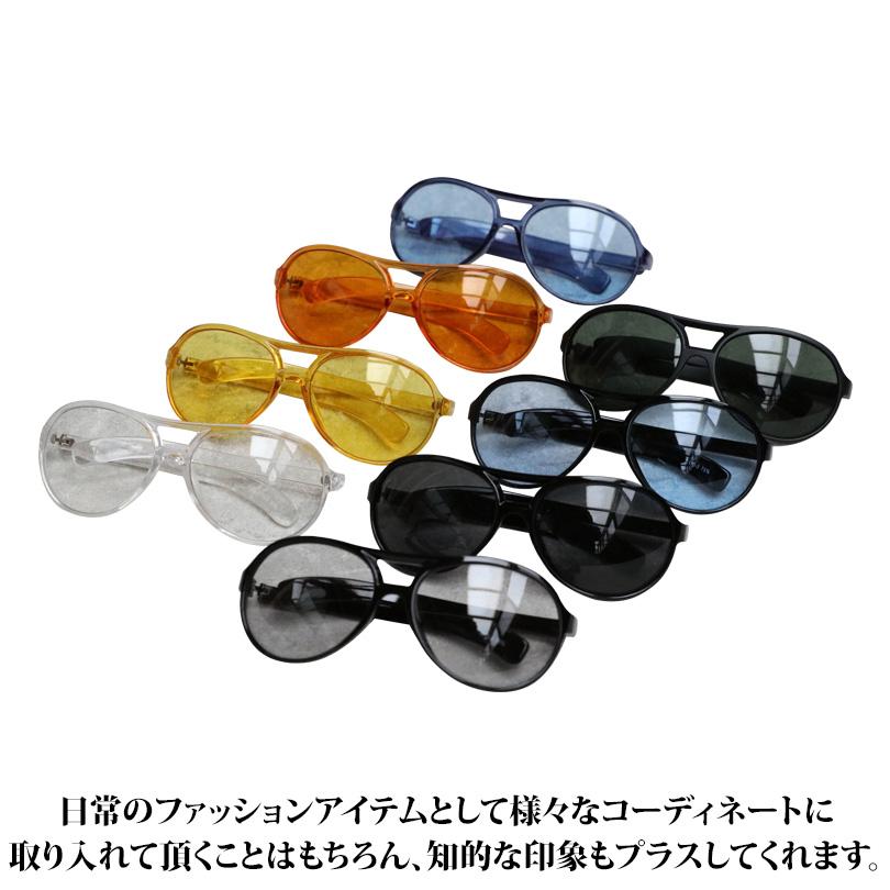 8 ティアドロップ サングラス メンズ ビッグフレーム : 8(eight